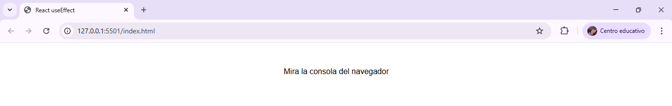 Uso de useEffect en React