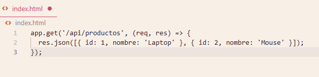 API RESTful con Express
