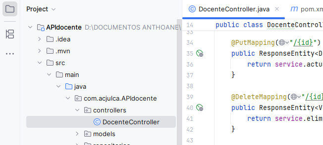 Controlador Estudiante 